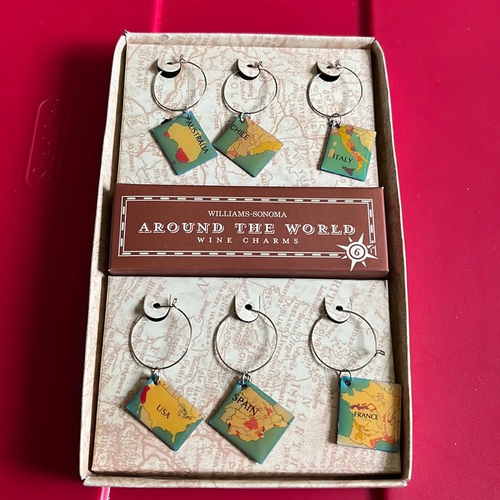 WILLIAMS -SONOMA wine charms